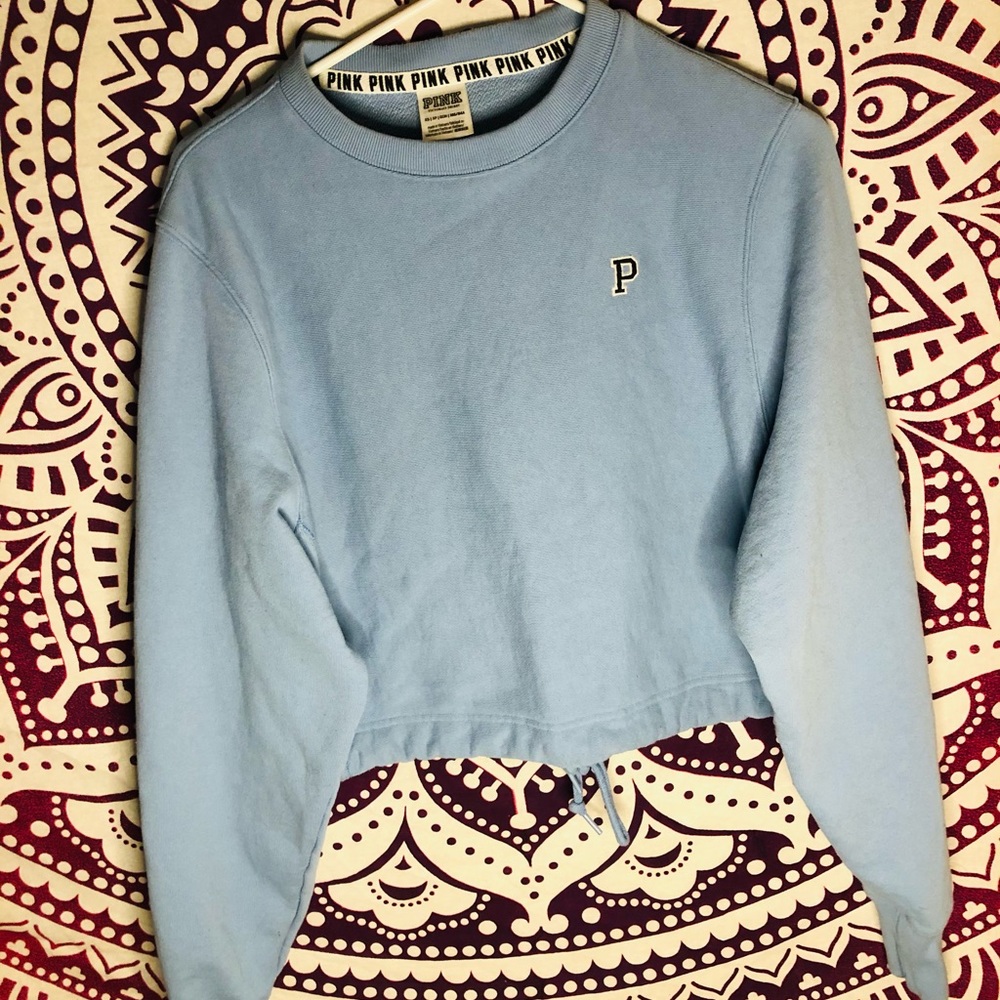 VS PINK cropped sweatshirt